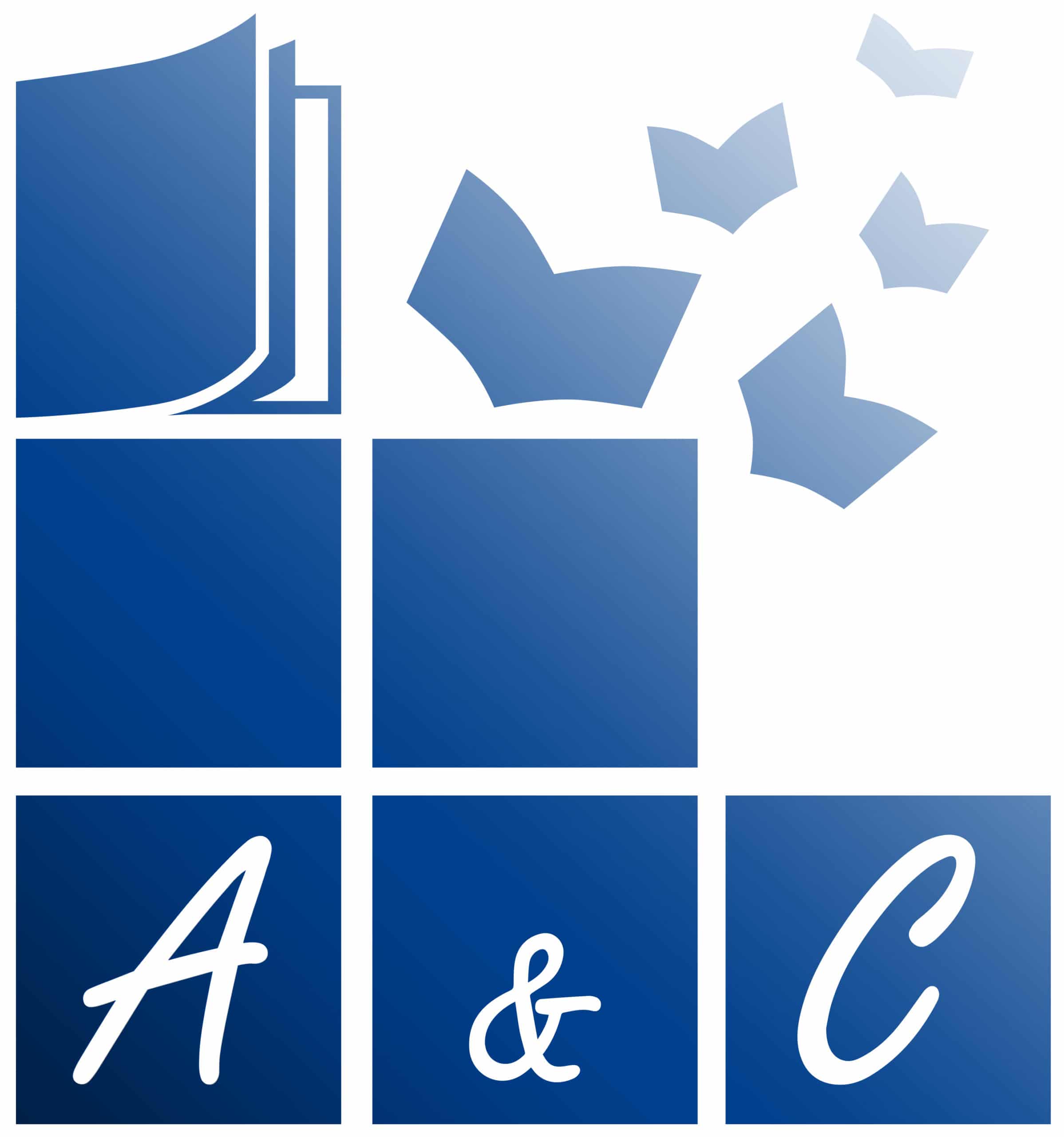 Déclinaison du logo de l'association Alliances & Cultures pour marquer les livres de la Boîte à livres mise en place au centre social